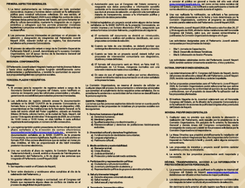 Convocatoria Parlamento Juvenil 2026
